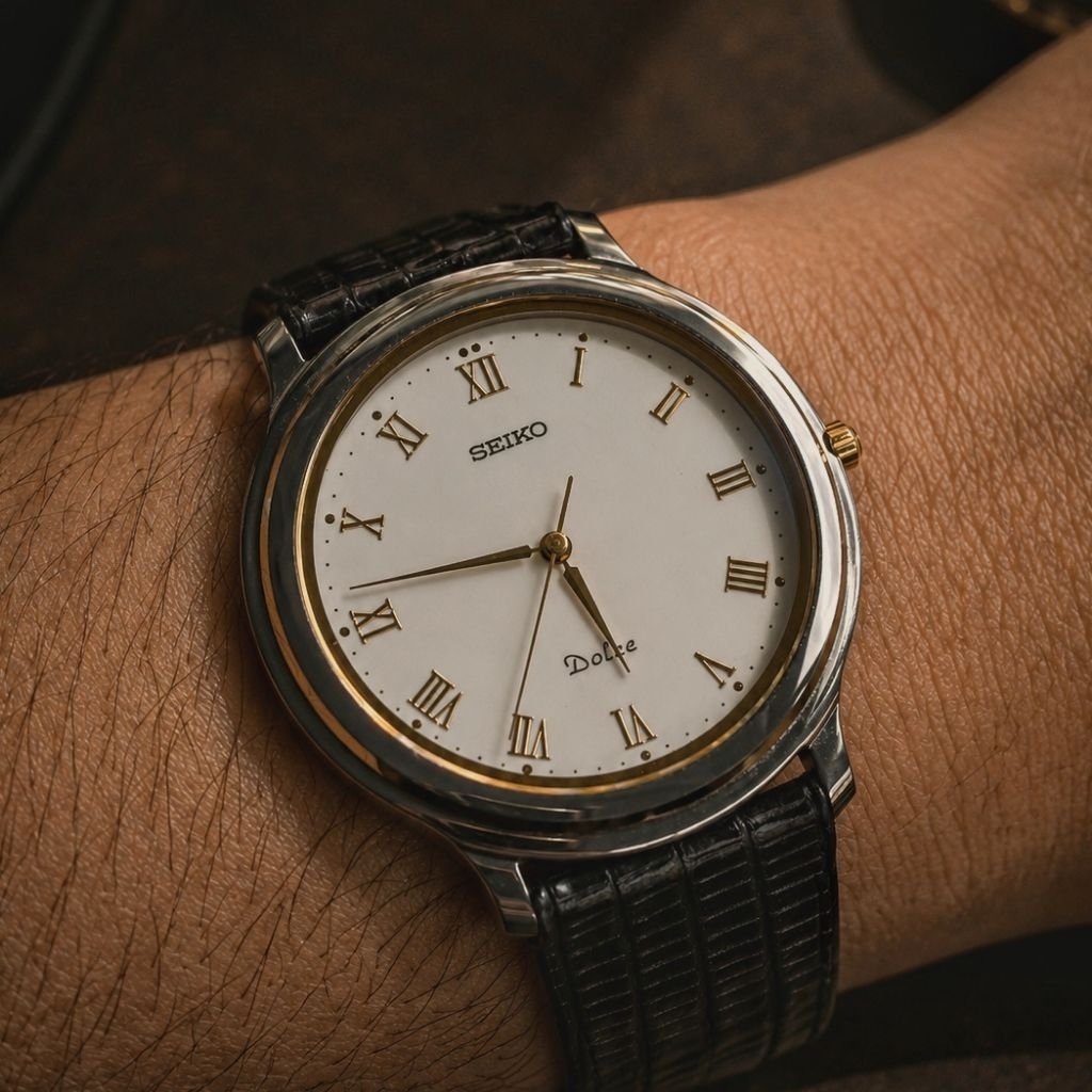 Seiko dolce tungsten round vintage rare