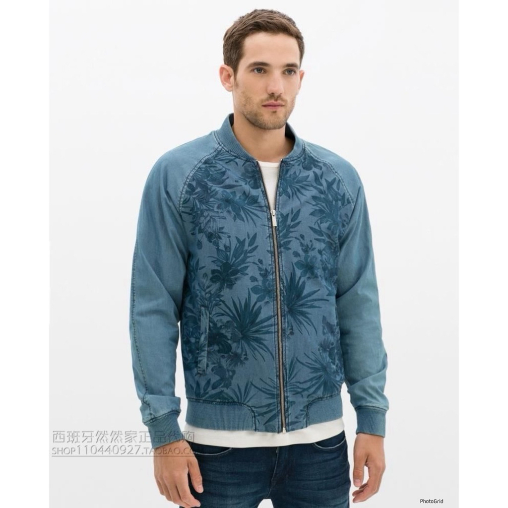 Bomber Jacket ZARAMAN Tropical Denim