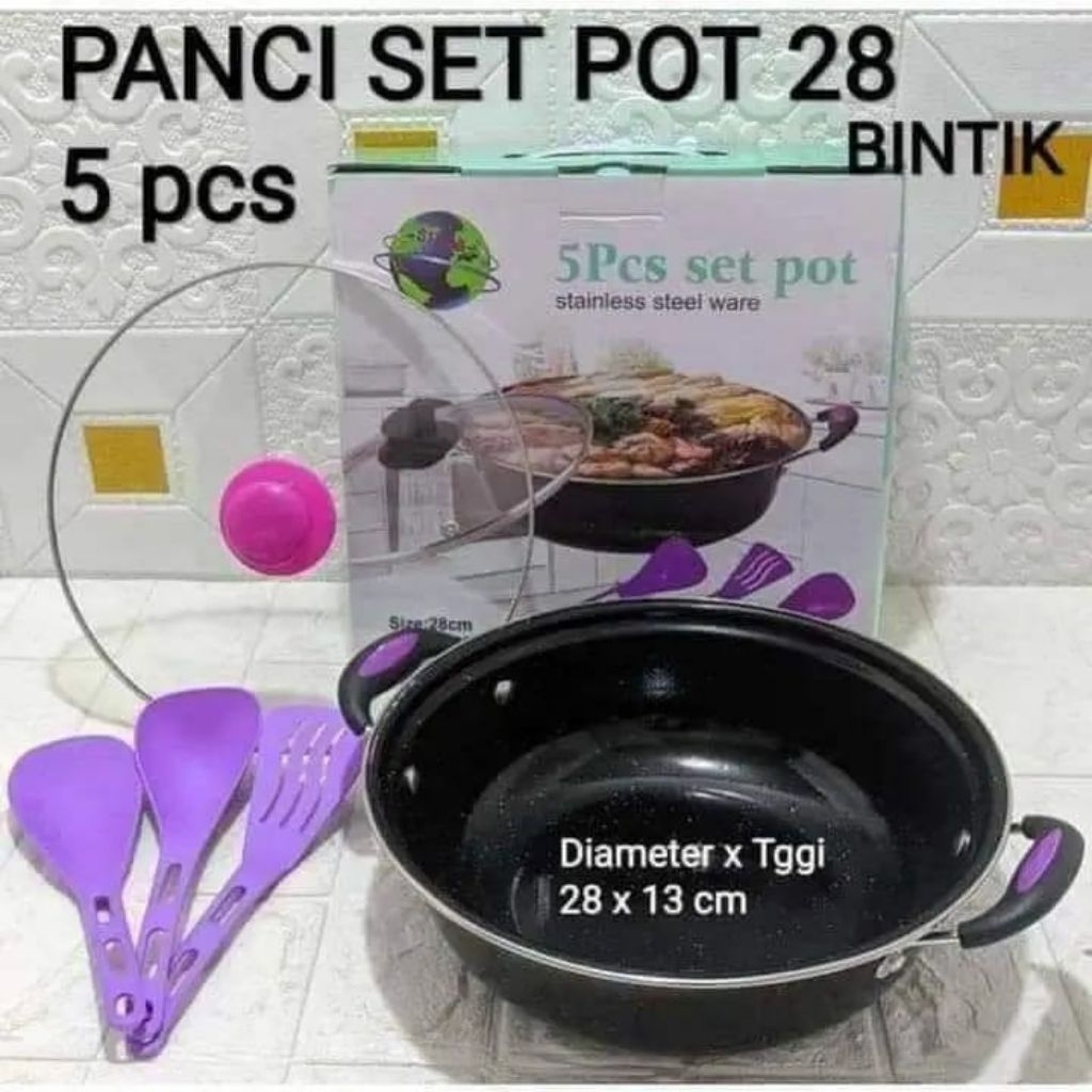 PANCI SET POT SINDA 5PCS