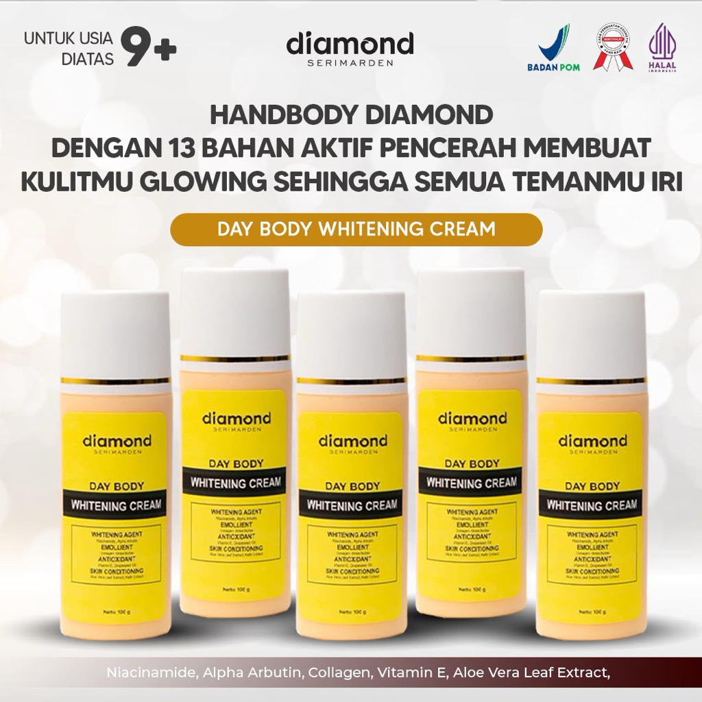 GROSIR MURAH HB DIAMOND DAY/SIANG SERIMARDEN LOTION WHITENING