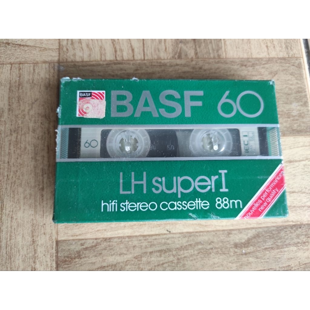 kaset pita kosong C-60 BASF