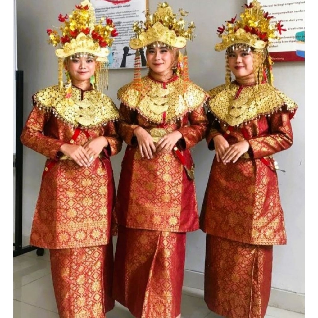 Set Baju Penari Palembang +Acc