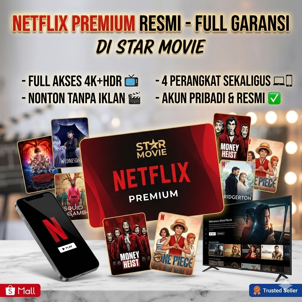 Netflix sharing dan private murah