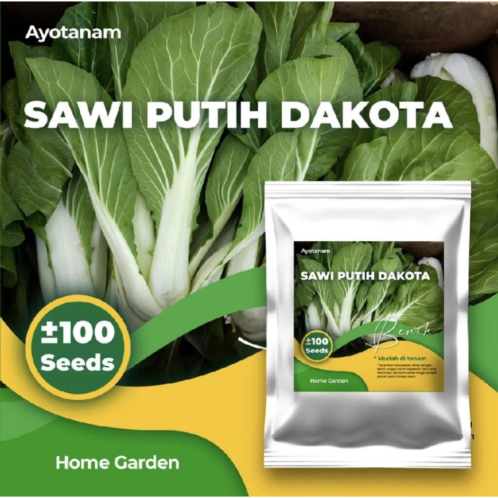 Benih Sawi Putih Dakota isi ± 100 Benih