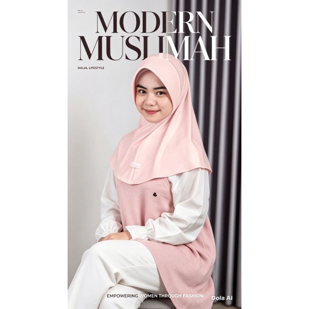 Hijab bergo sporty pet tebal size S M L by putri bergo