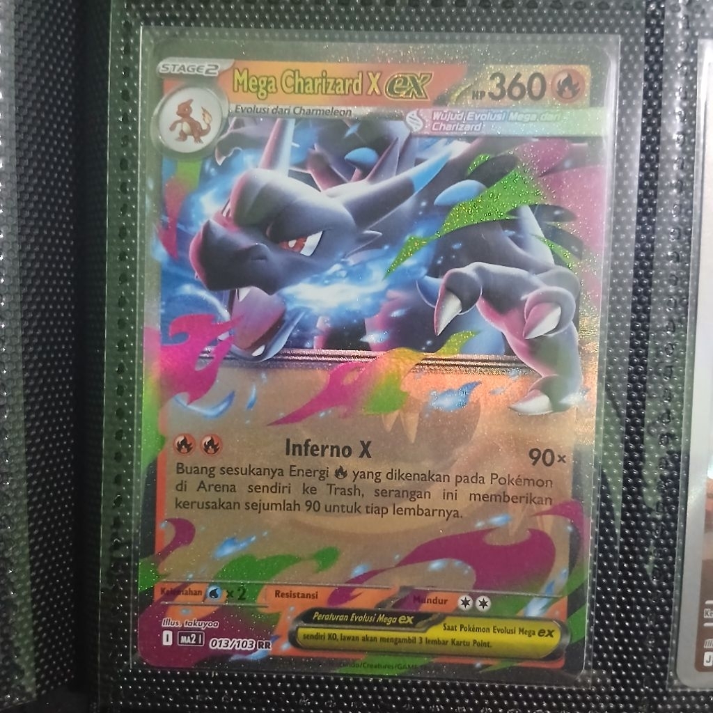 Mega Charizard X EX RR 013/103 indo
