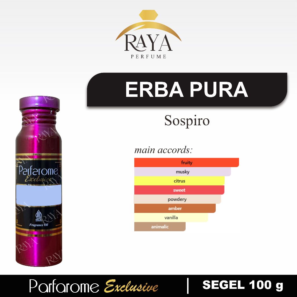 ERBA PUURA  - Bibit Parfum Parfarome Exclusive - Segel 100 Gr