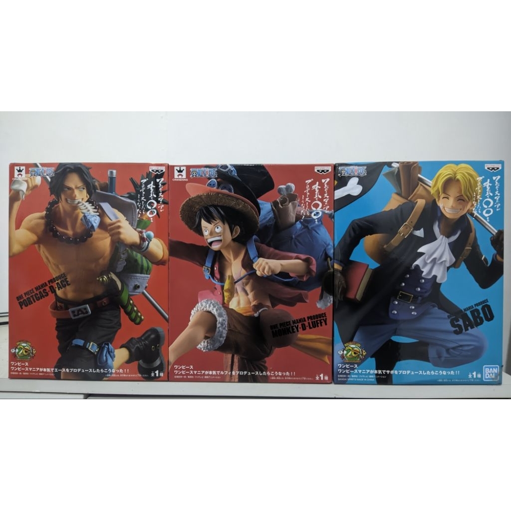 One Piece Mania Brotherhood Original Figure Set