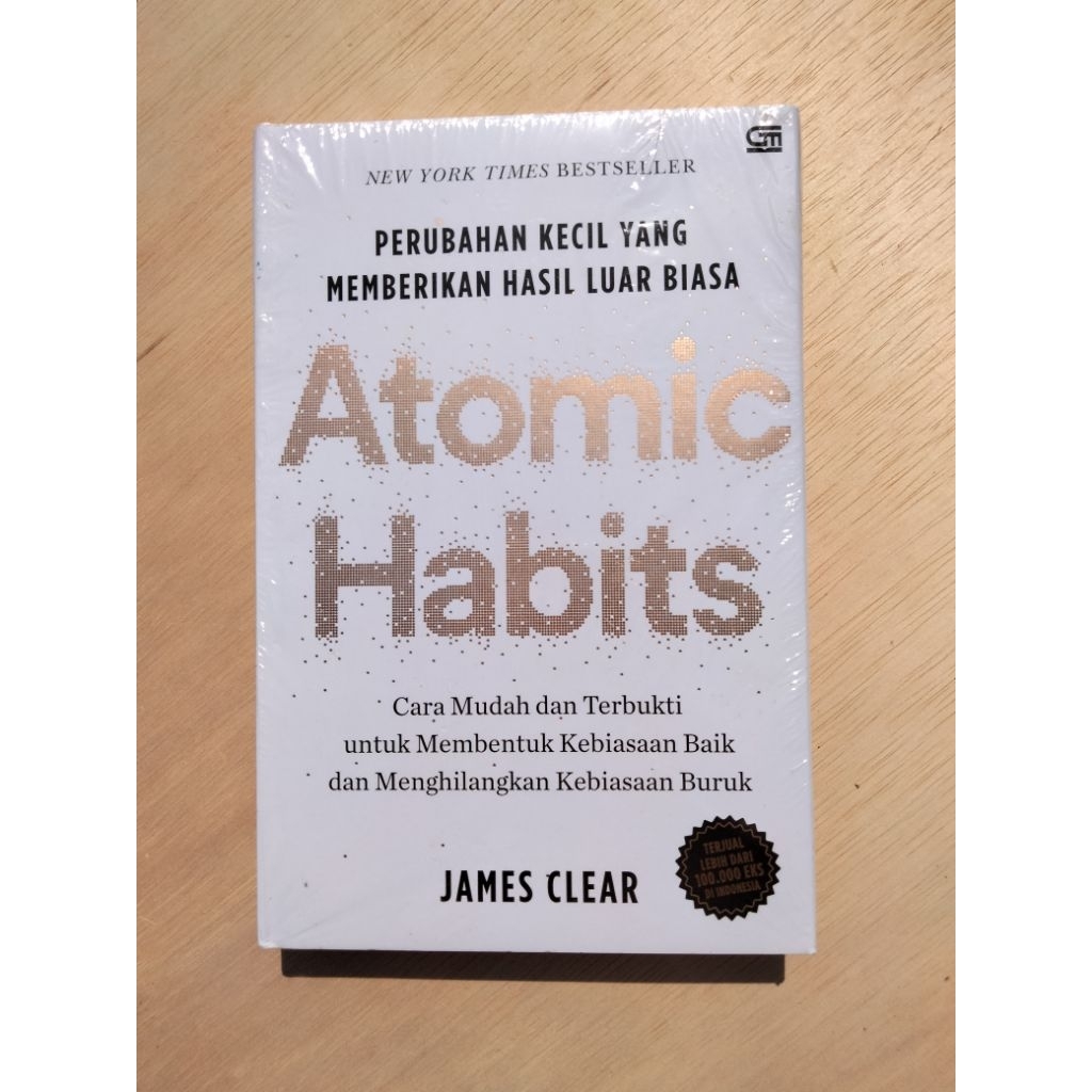 [PRELOVED] Buku Self-Improvement "Atomic Habits" oleh James Clear (Hardcover, sealed)