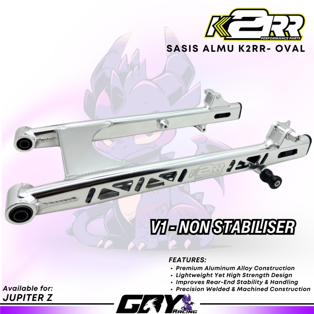 K2RR Aluminium V1 Swing Arm Jupiter - Sasis Belakang Jupiter Oval K2RR Original