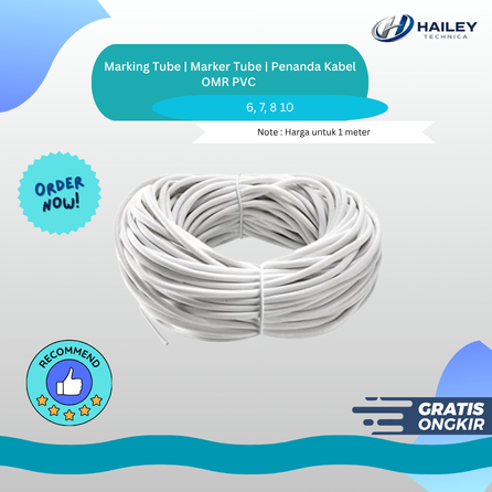 Marking Tube | Marker Tube | Penanda Kabel OMR PVC 6MM, 7MM, 8MM, 10MM