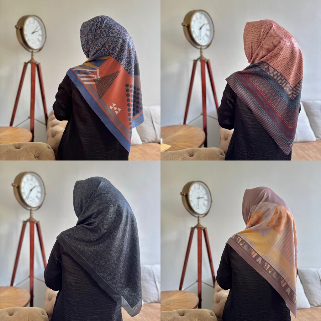 Hijab Segi Empat Voal Motif Muslim Gita Gina Aina Meera Series Journey Scarves Original Jilbab Journ