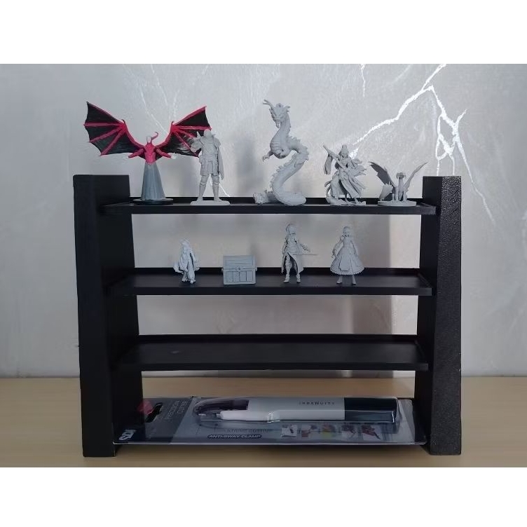 3D Print Rak Miniatur untuk Figure Dnd, Maket, dll (PLA)