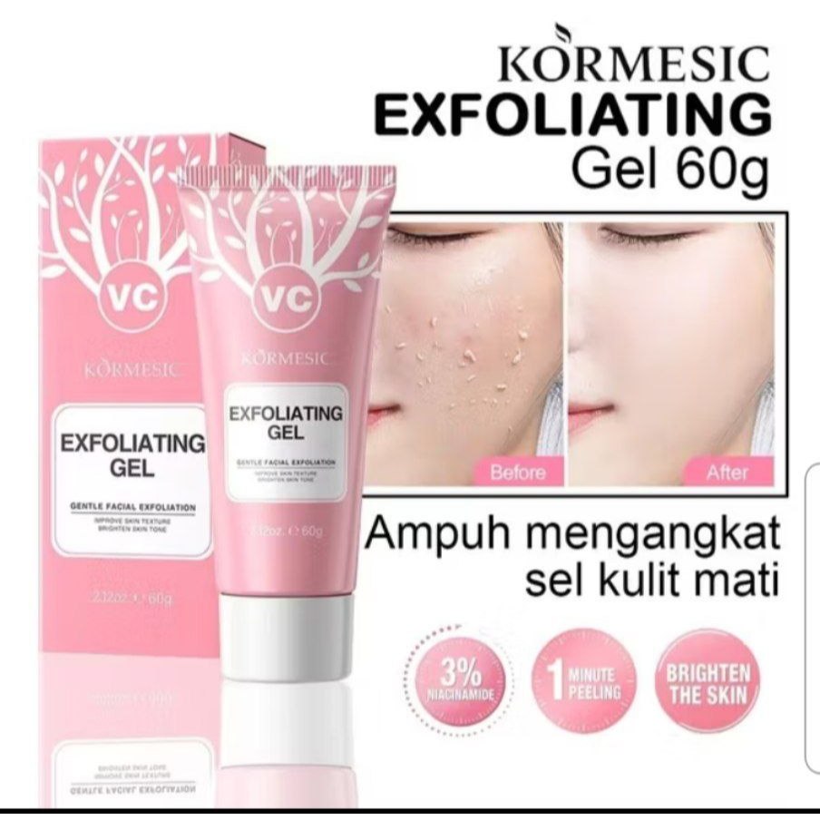 SoftGlow Exfloating gel / gel pengangkat daki dan kulit mati soft Glow gm