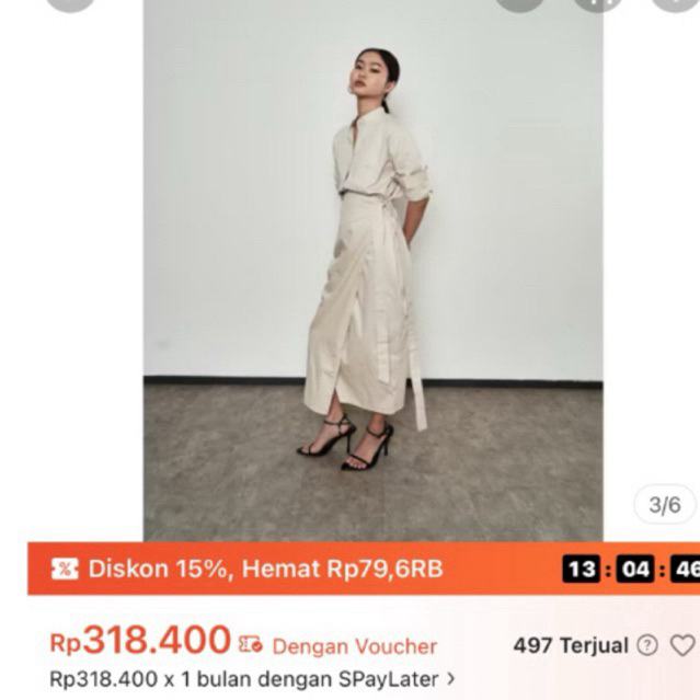 dress pafon preloved
