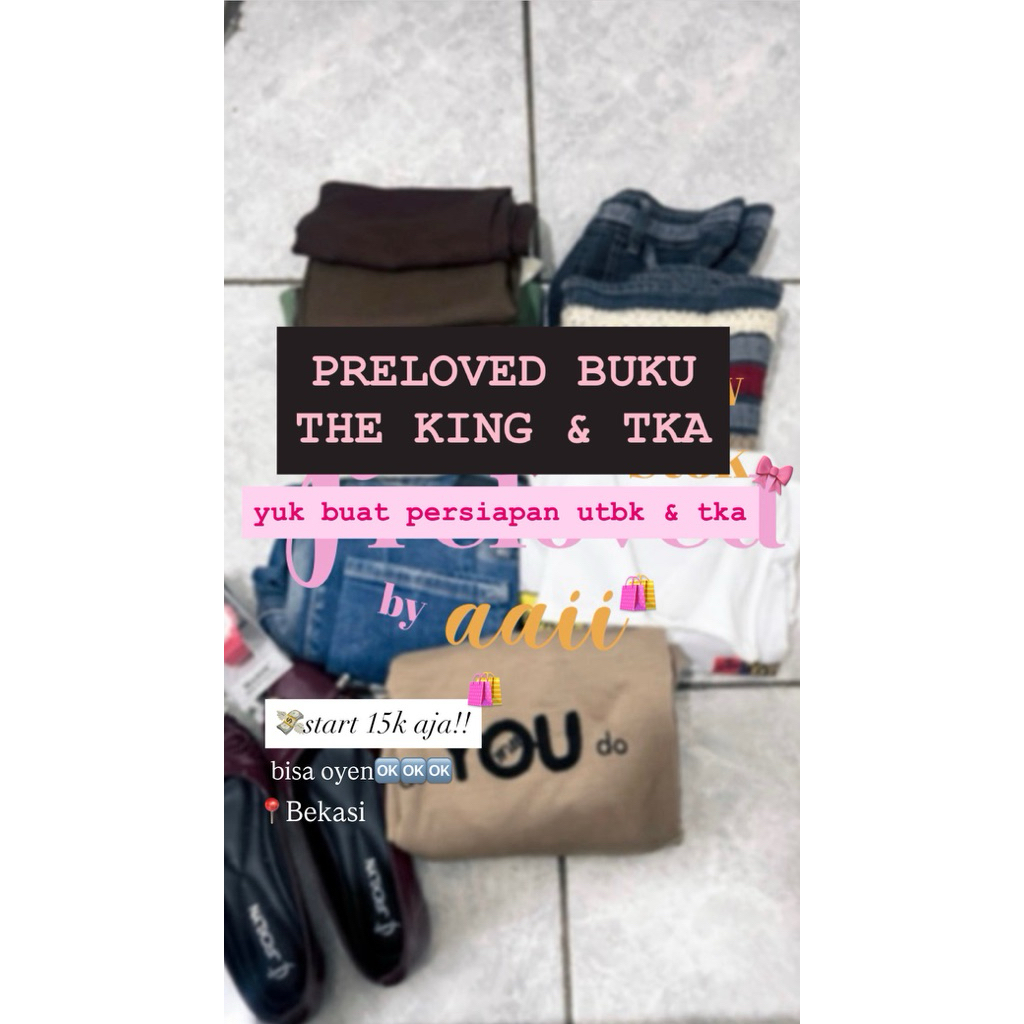 preloved buku utbk
