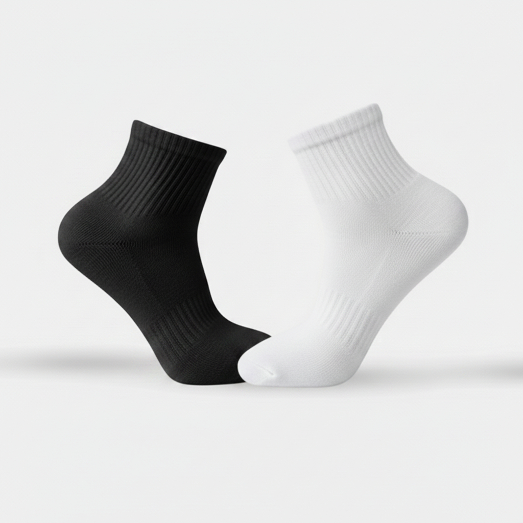 KAOS KAKI POLOS PENDEK ANKLE TERRY SERIES TEBAL PREMIUM - KOS KQ