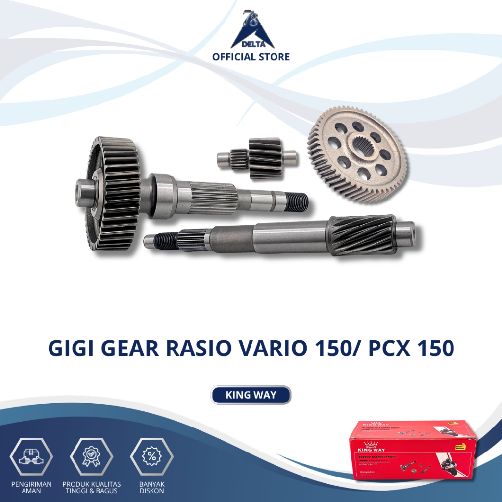 GIGI GEAR RASIO VARIO 150/ PCX 150 - GER GIGI RASIO GARDAN SET VARIO 150 PCX 150 CBU