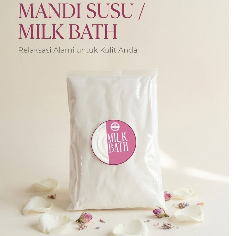Mandi Susu Spa Berendam Ukuran 1kg / Mandi Susu Berbusa