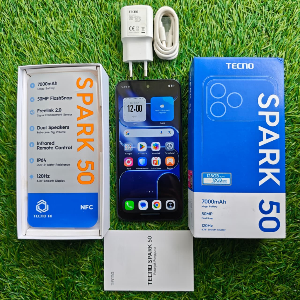 TECNO SPARK 50 SECOND 4/128GB HP SECOND HP SEKEN HP BEKAS HP MURAH