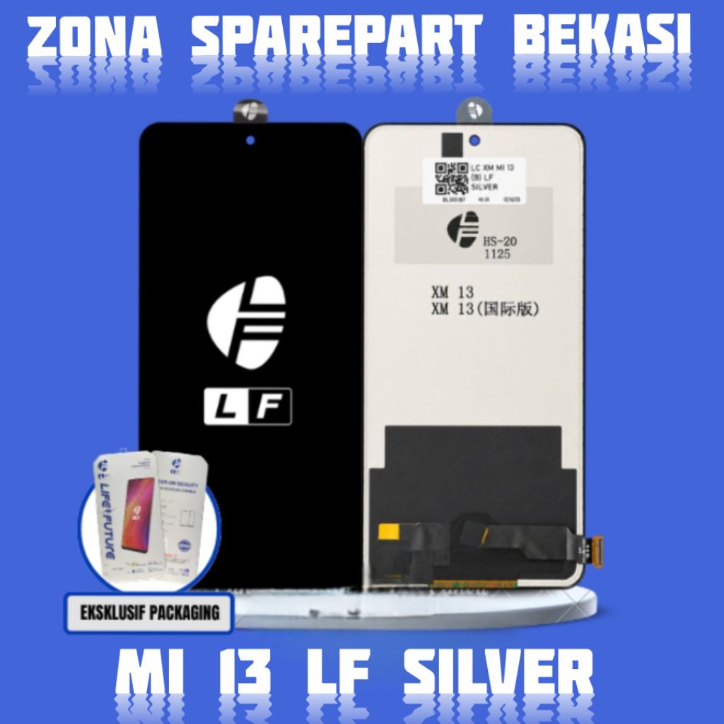 LCD+TS MI 13 LF SILVER