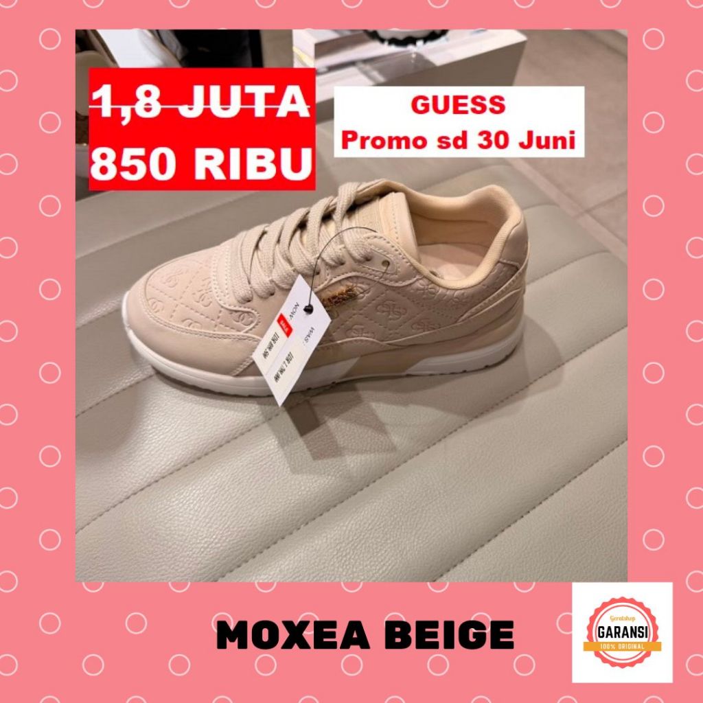 Sepatu sneakers wanita seri HAPPY 3 & HAPPY LOGO Guess 100% original store