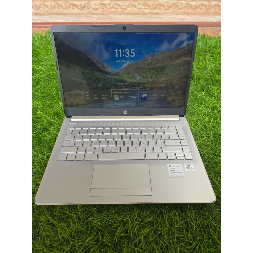 Laptop HP 14s Intel Core i3 1005G1 RAM 4GB SSD 256GB