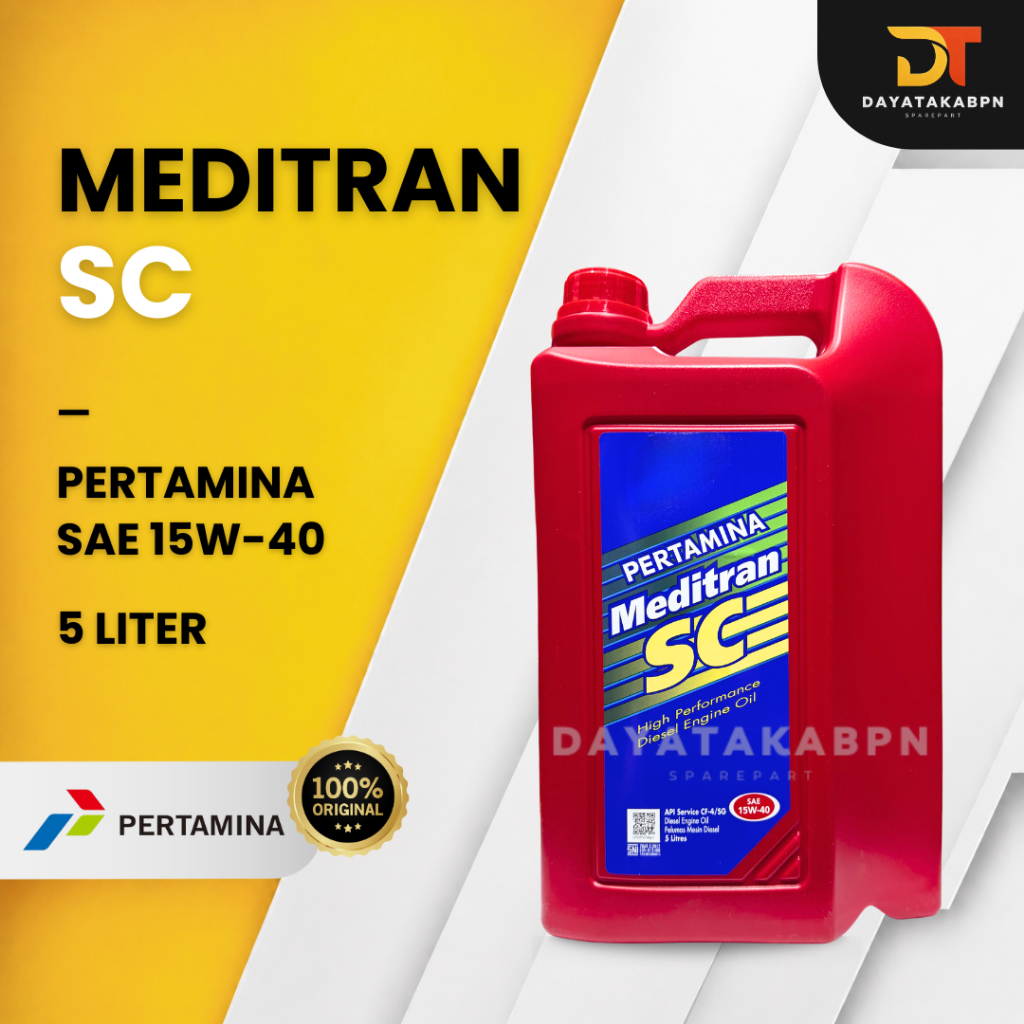 Oli Pertamina Meditran SC SAE 15W-40 — Oli Diesel 5 Liter