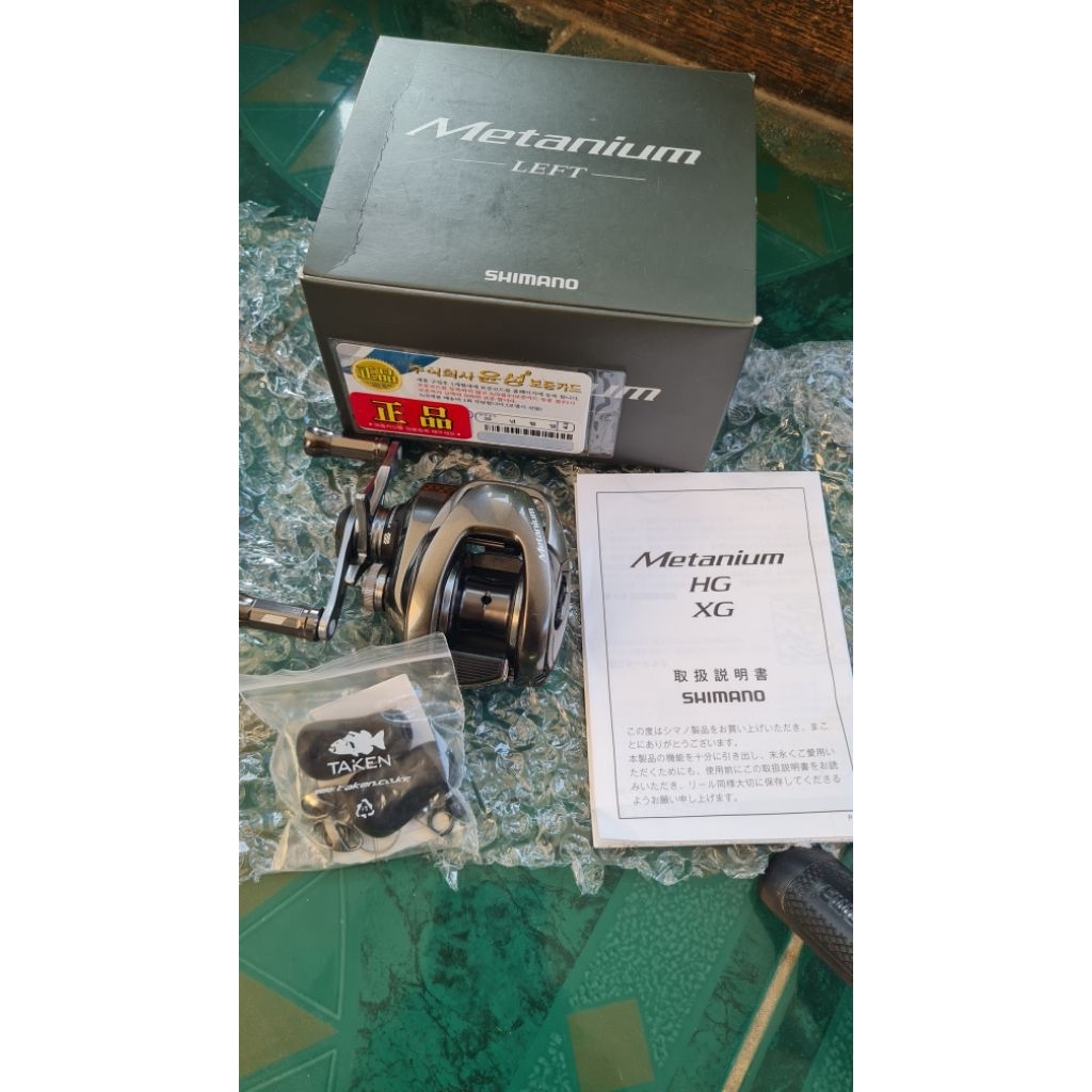 shimano metanium mgl komplit knop ori ada ratio 6.2:1