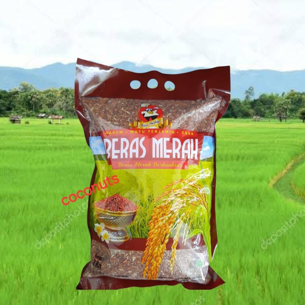 Beras Merah / Beras Sehat Pulen / Beras Diet