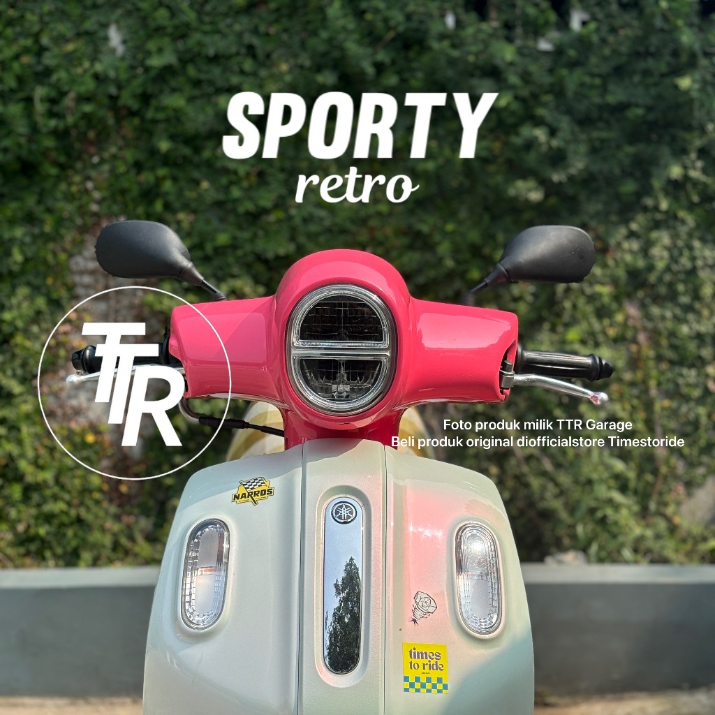 spion yamaha fazzio model klasik | spion fazzio sporty retro