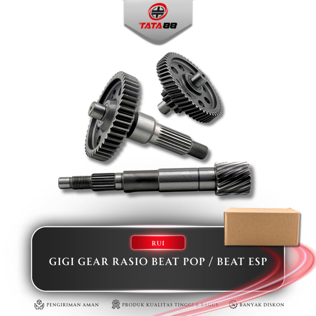 GIGI GEAR RASIO BEAT POP / BEAT ESP - GIR GEAR BOX SET HONDA BEAT FI ESP / NEW VARIO 110 FI ESP