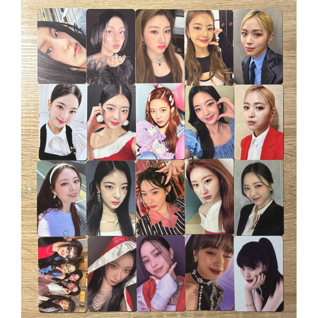 pc photocard itzy ryujin lia chaeryeong yuna trading card wonder world checkmate guess who soundwave
