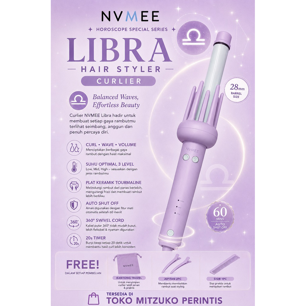 NVMEE HAIR STYLER (CURLIER) “LIBRA”