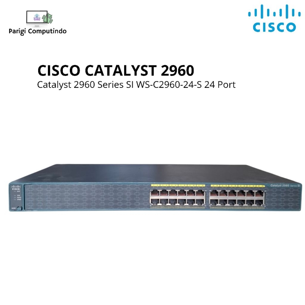 Switch Cisco Catalyst 2960 Series SI Switch Manageable WS-C2960-24-S 24 Port