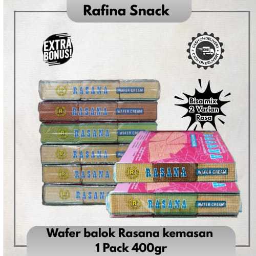 [BACA DESKRIPSI] Wafer Balok RASANA Pack 400 Gram