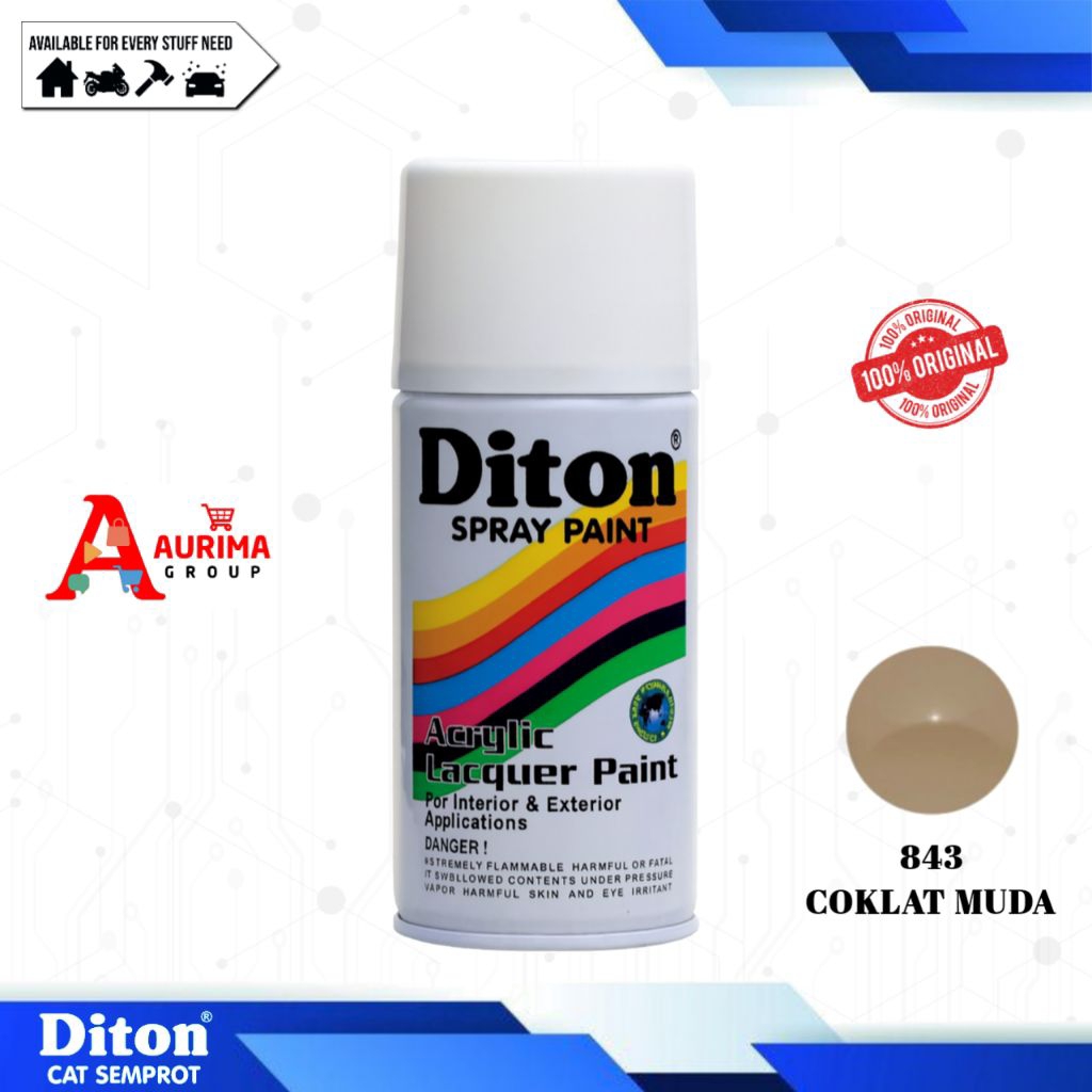 PILOX CAT SEMPROT DITON COKLAT MUDA-843 300CC ORIGINAL DITON