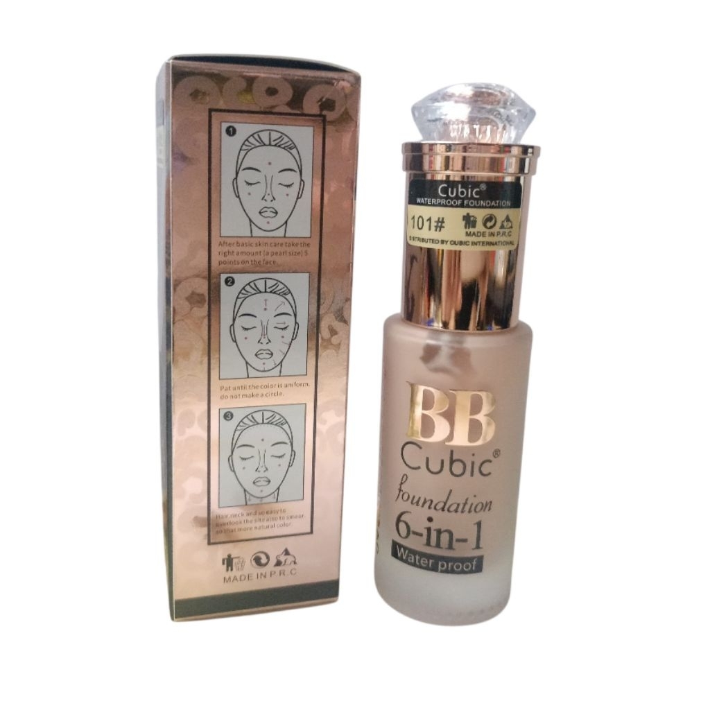 Foundation BB cubic 6in1 waterproof