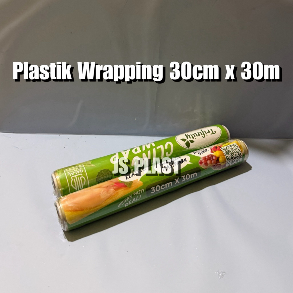 Plastik Wrapping 30cm x 30m - Cling Wrap 170gram food grade
