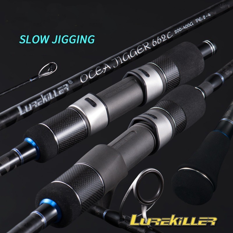 Joran Pancing Lurekiller Ocea Jigger 1.98M Slow Jigging, Ring Fuji Japan, Max Power 20kg FULL FUJI 6