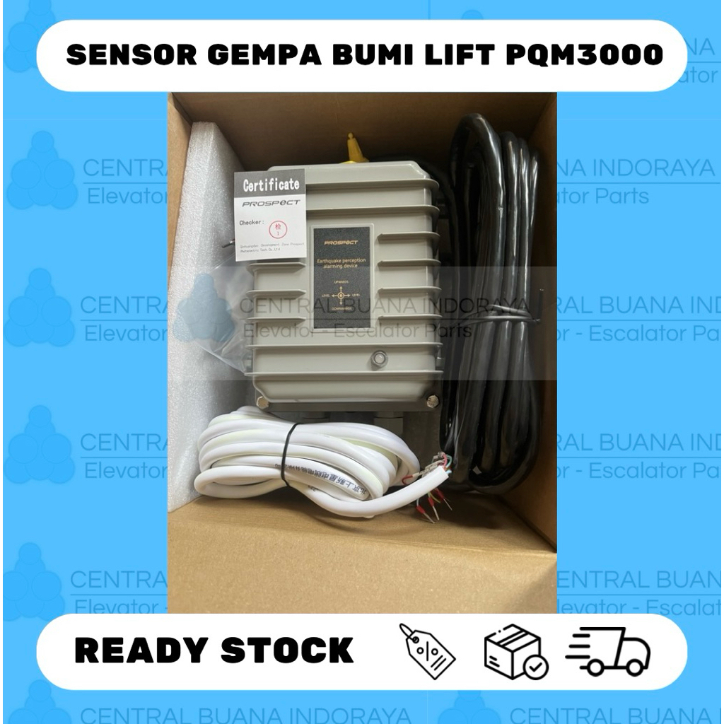 Sensor Gempa Bumi Lift / Earthquake Alarm Device Elevator