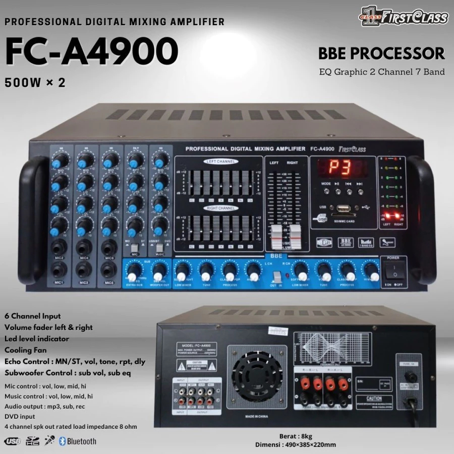 Amplifier Firstclass FC A4900 Original Ampli Firstclass FC A 4900 | JN MUSIC