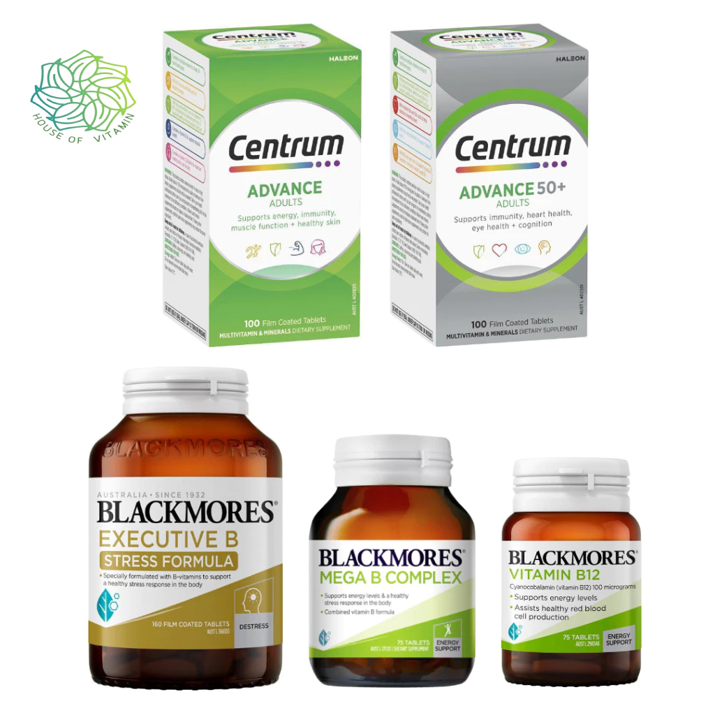 CENTRUM Advance Multivitamin Adults 50+ Adult 50 Plus 100 Tablets Advanced / Vitamin B12 Vit 12 / Me