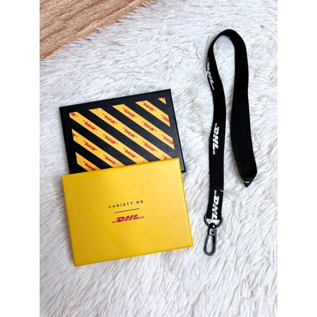 Preloved Strap Lanyard DHL ChristyNG Christy NG CNG Black