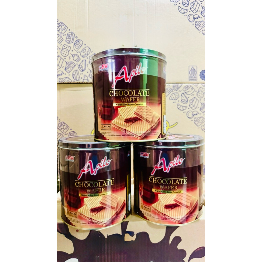 Wafer Apilo Wafer Fortius Kaleng 1 Dus isi 6