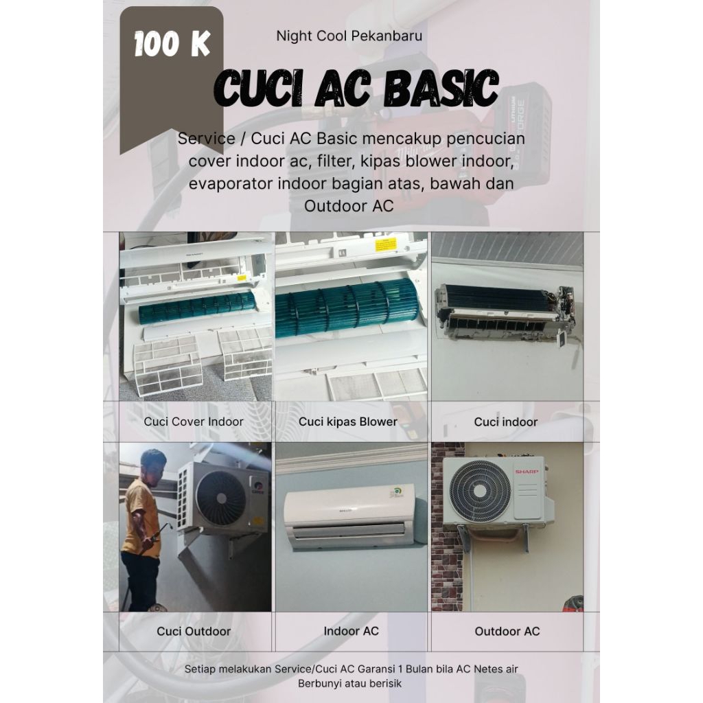 JASA CUCI / PERAWATAN AC (PEKANBARU)