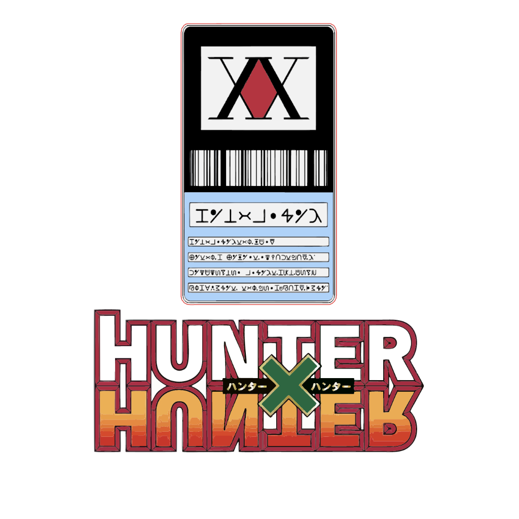 Sticker Anime Hologram - HXH005 - Hunter x Hunter - License Card