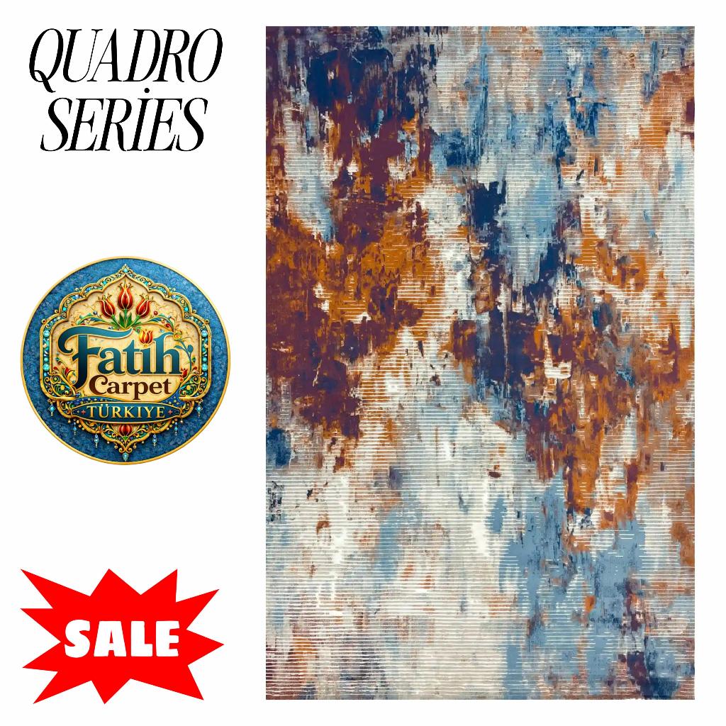 Karpet Minimalis Quadro Import Turki - 7898A