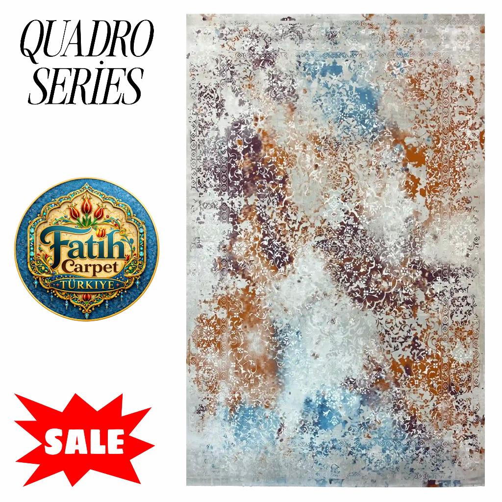 Karpet Minimalis Quadro Import Turki - 7894A