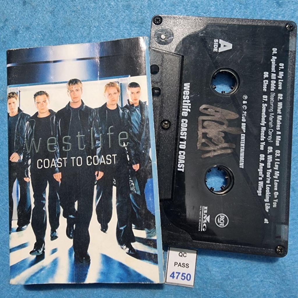 Kaset pita Westlife / Coast to coast
